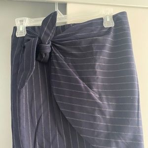 Pinstripe Dynamite Skirt (Navy)